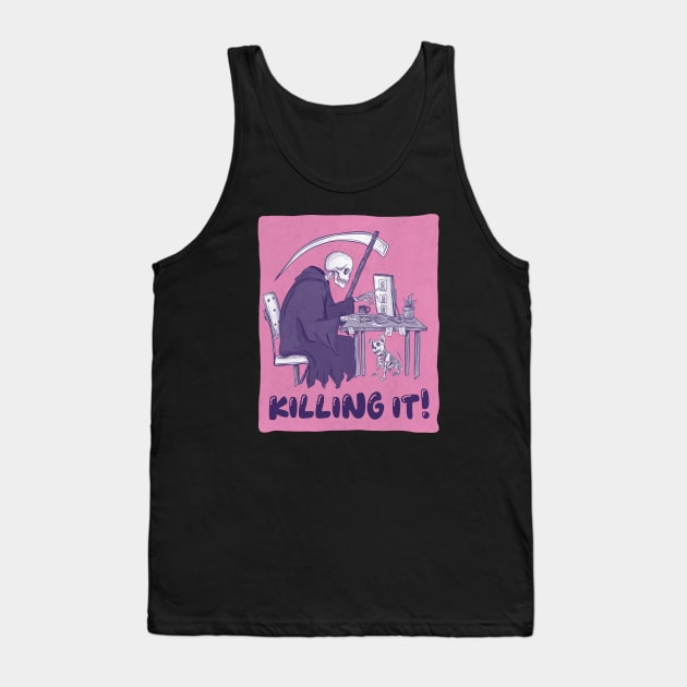 Working from home Tank Top by Jess Adams